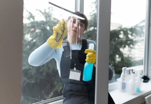 Nettoyage de vitres intérieures et extérieures à Baugy